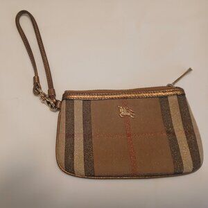 Burberry Nova check wristlet